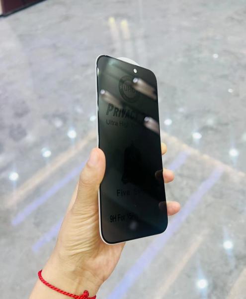 Uhd High Quality High Definition Five Strong Full Coverage Tempered Glass Privacy Screen Protector For Iphone