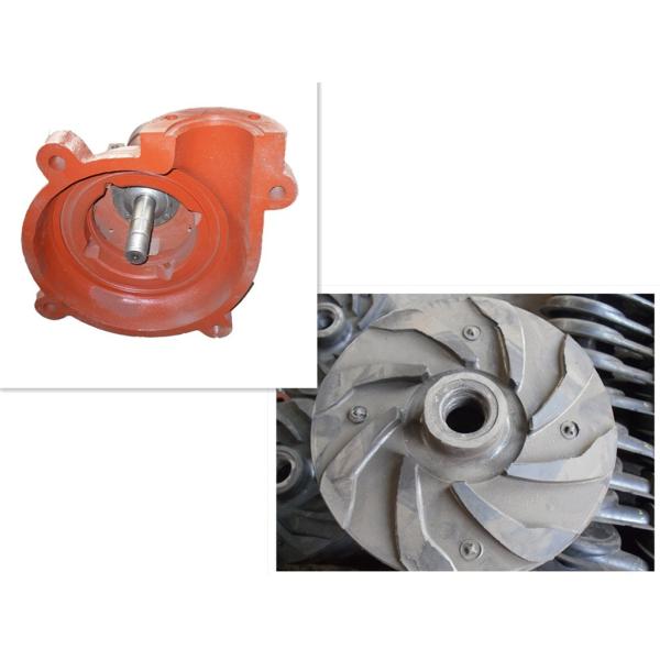 Corrosion Resistant Slurry Pump Spare Parts , Slurry Pump Impeller Single Stage