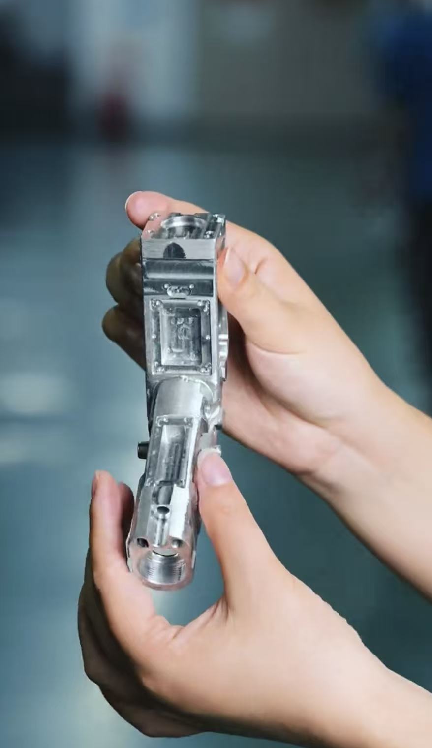 CNC precision machining laser welding gun head