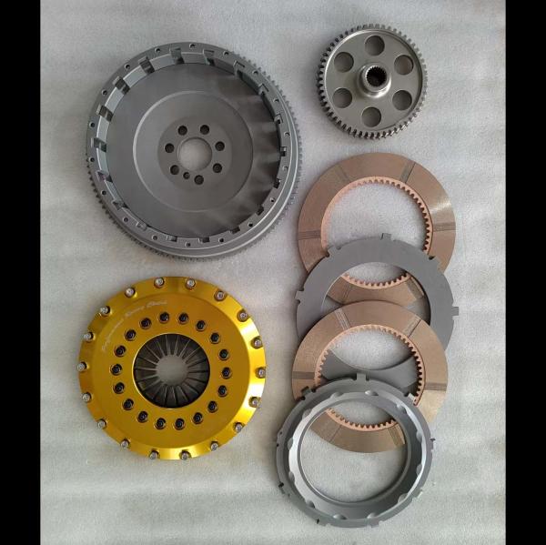 Chromoly acier 8,5  double plaque SAGW kit d'embrayage de course pour Lancer MITSUBISHI 4B11/4B13