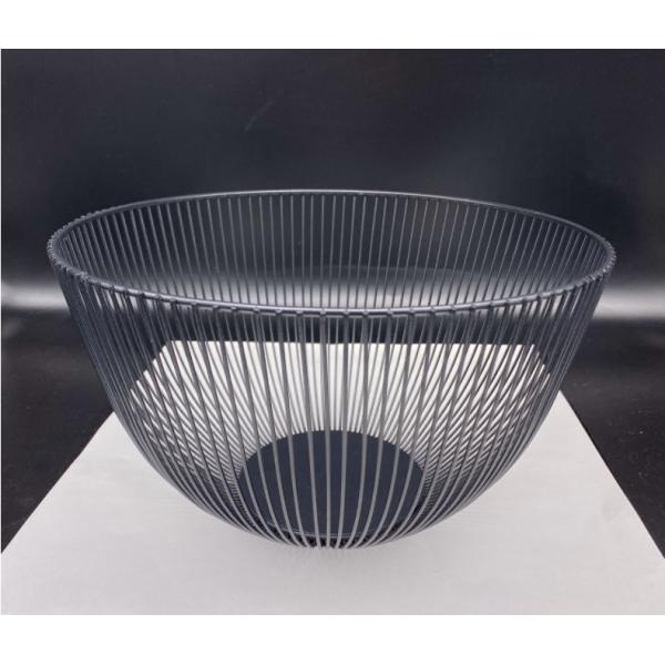 Wear Resistant 10cm Height 500G Steel Fruit Basket Anti Slip Base