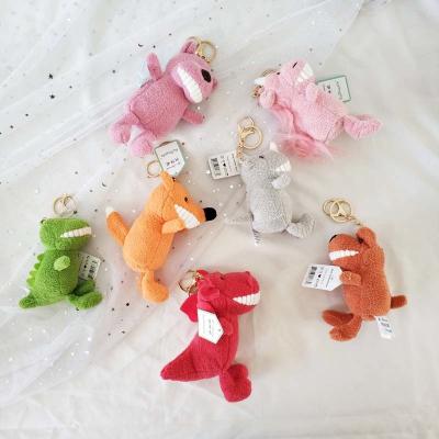 Kawaii Big Teeth Mini Plush Keychain Toys Various Color 28 * 40 * 55CM