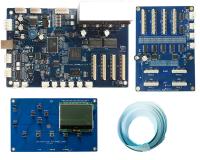 Doubles le conseil principal Kit Printer Parts For Thermal des têtes 7610 transfèrent l'imprimante à jet d'encre de Dtf Flatbed Printer Board
