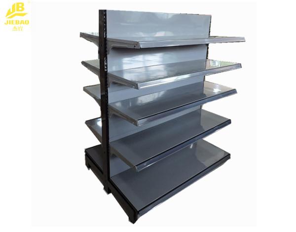 Buckle Pegboard Supermarket Steel Racks 0.6mm Plain Buckle Back Panel