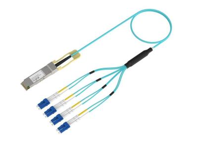 100G QSFP Active Optical Cable AOC Support Hot Pluggable For Data Center