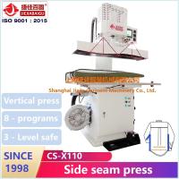 Máquina de pressão vertical 220V da camisa para a imprensa da selagem da emenda do lado de corpo da luva