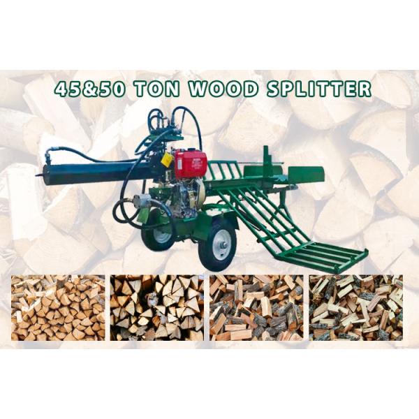 Wood Cutting Machine 45 Ton Log Splitter Gasoline Hydraulic Electric Wood Splitter Firewood Processor