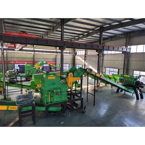 Industrial Scrap Metal Double Shaft Shredding Machine Metal Crusher