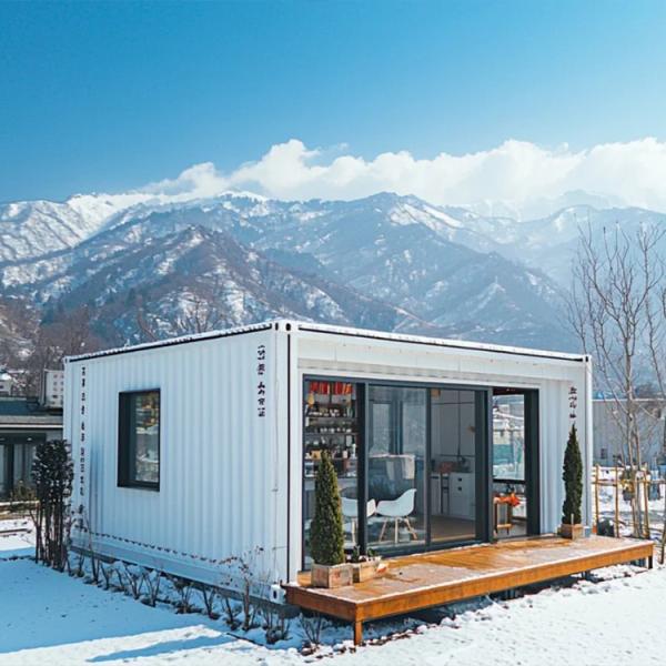 Easy And Fast Assembling Single Story Container Homes  Interior 3D Model For Living / Office / Storage Needs