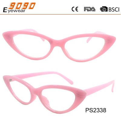 2019 Girl's beautiful cat-eye shapes sunglasses,made of plastic