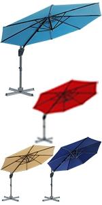 Portable Beach Umbrella With Sand Anchor, Tilt Pole, Carry Bag, Air Vent, Heavy Duty Wind Portable