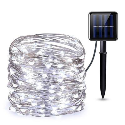30M Length Solar Christmas String Lights 250MA White Valentine's Day String Lights