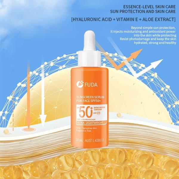 Anti Aging Sunscreen Products Daily Essence Moisturizer SPF50+ ODM