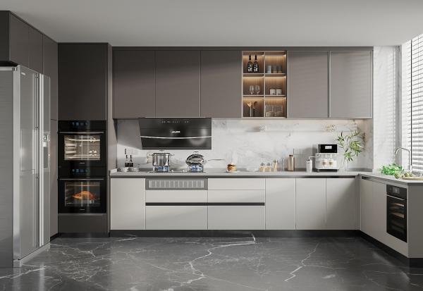 Premium Complete Island Modern Luxury Kitchen Cabinets For Environmental Friendly