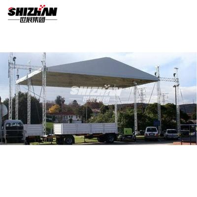 O torneira Matte Black Stage Roof System de alumínio curvou a exposição exterior do fardo da caixa de iluminação do DJ
