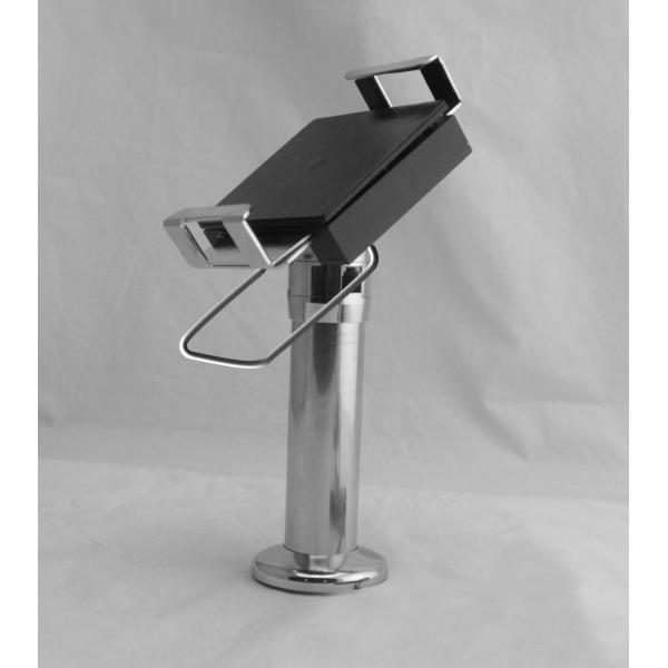 12-21cm adjustable width sloped rotation display smartphone holder with handle &
