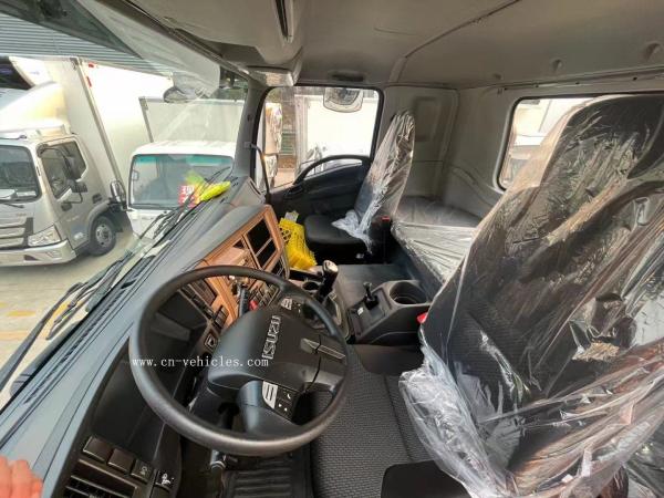 ISUZU Giga Thermo King Freezer Refrigerated Van Truck With Hydraulic Gate