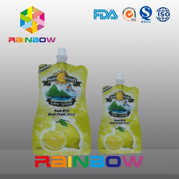 Líquido levántese la bolsa con el canalón/la bolsa del canalón que empaqueta para la bolsa líquida del masque del gel/del canalón del champú