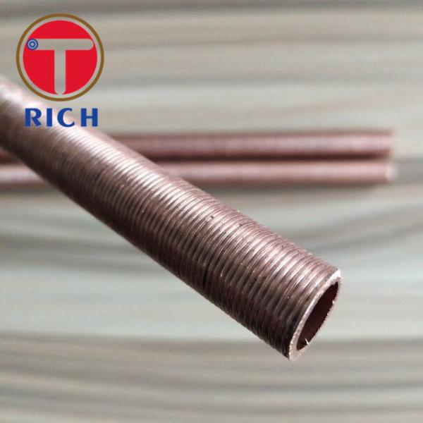 C10200 Copper Coated 55mm Od Low Fin Tube