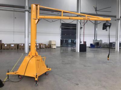 Workstations 20t 0.5t Floor Mounted Crane Simple Installation Swivel Crane Hoist