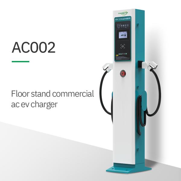 22KW estação de carregamento comercial do suporte OCPP EV do assoalho do carregador do carro EV