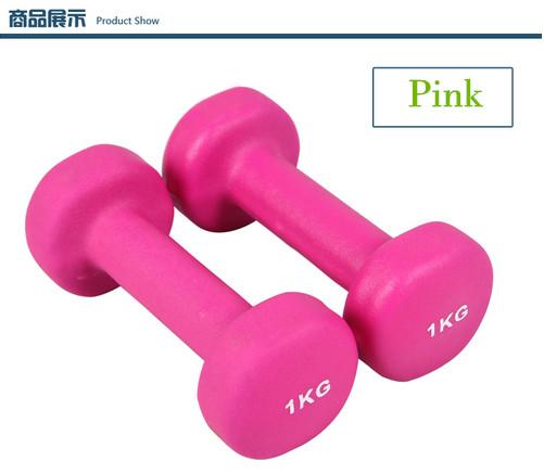 llb and kg weight colorful Neoprene Coated Round Shape Dumbbell