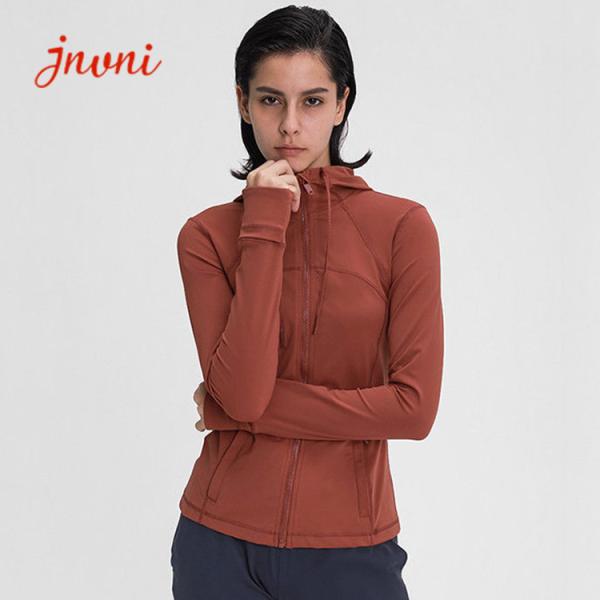 Zipper 150 gsm Drawstring Hoodie Jacket With Pocket Lightweight Workout Jersey