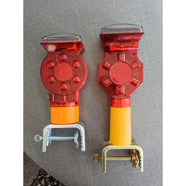 Led Solar Traffic Road Barricade Warning Light / Solar Safety Led Traffic Flashing Warning Lights