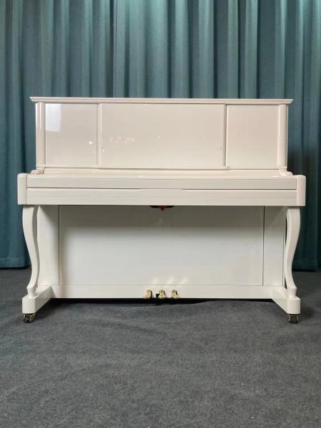 Hot selling acoustic second hand grand  piano perfect whole black polished You can compare the notes in the middle of th