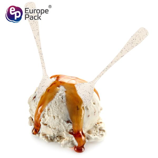 Eco-friendly food grade disposable biodegradable mini dessert wheat straw spoon