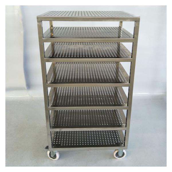 Rack Multifunctional Stainless Steel Display Stand Large Capacity and Heavy Duty Storage