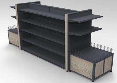 Heavy Duty Steel And Wood Shelves Easy To Assemble And Disassemble For Supermarket