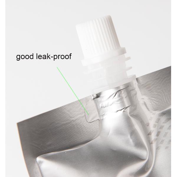 Suction Nozzle Aluminum Foil Packaging Bags Stand Up Special Shaped Oxygen Proof