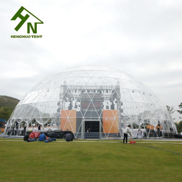 Diameter 35m Big Dome Tent Anti Rust Surface Outdoor Concert Flame Retardant
