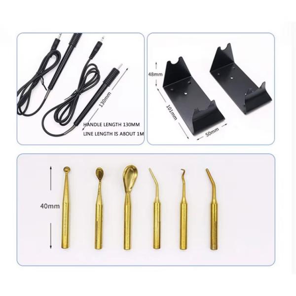 Cuchillo de tallado con cera de estilo mini Ultra delgado Máquina de tallado de calentamiento dental con pluma doble