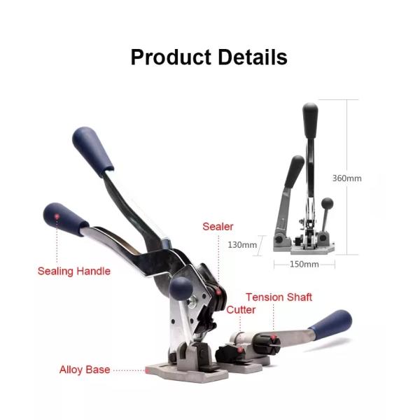 Convenient Packing with ST13 13MM Manual Tensioner Sealer Combined 1/2