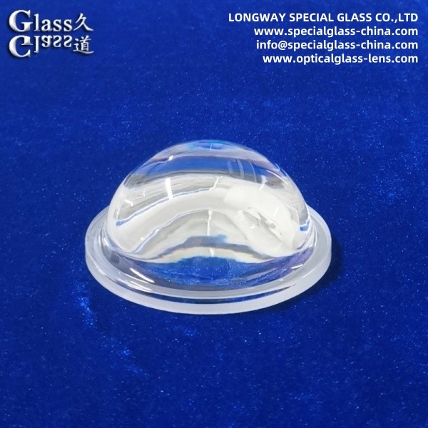 Custom UV Resistant Borosilicate Glass Light Cover For Industrial Lighting