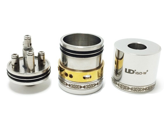 Newest dripping rda igo w6 1:1 clone mechanical mod atomizer igo w6 clone