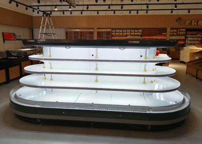 o círculo do refrigerador da ilha de Multideck da altura de 1500mm semi denomina o tipo remoto