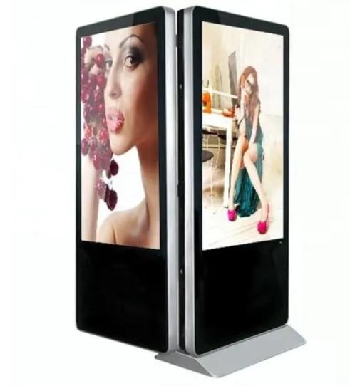 Double Sided, Floor Standing, Indoor Lcd Display Kiosk for Advertising
