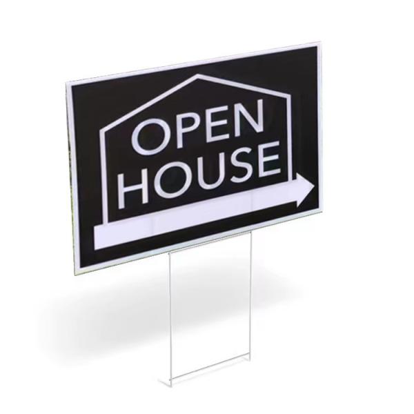 4mm 18x24 Inch Puppy Full Printing Lawn Number Sign Toowin Vinyl Yard Signs with Moulding Service