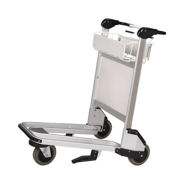 Stainless Steel Airport Luggage Trolley Free Logo Design Airport Luggage Cart