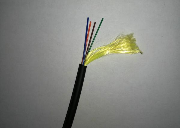 GJFJH Simple Round Aerial Indoor Fiber Optic Cable , 2 - 4 Core  Fiber Optic Cable