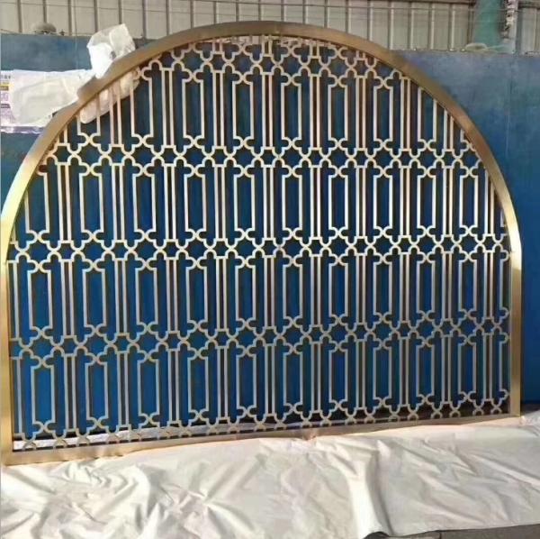 Luxury metal decorative dubai single panel room divider screen
