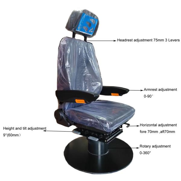 Производственная поставка 360 вращения статические сиденья локомотивные сиденья строительные сиденья транспортных средств