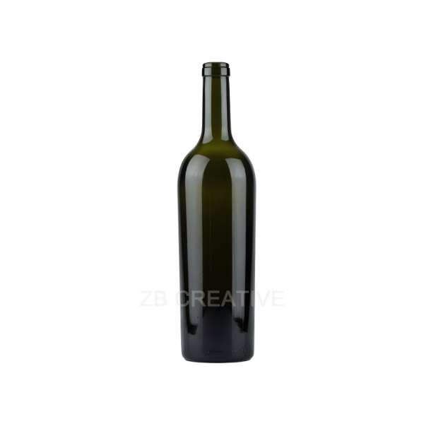 Heavy Tapered Bordeaux Shaped Bottle Cork Closure 750ml Icon Wine 1200g 1747K