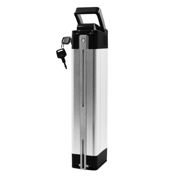 24V 48V Алюминиевый корпус Серебряный рыбный сиденье трубки Эбике перезаряжаемая батарея Замена батарейки Батарея E-Bike