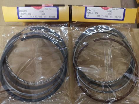 Segmento do pistão PC200-5 PC200-6 6207-31-2500 6204-31-2202 do motor da maquinaria 6D95 de KOMATSU