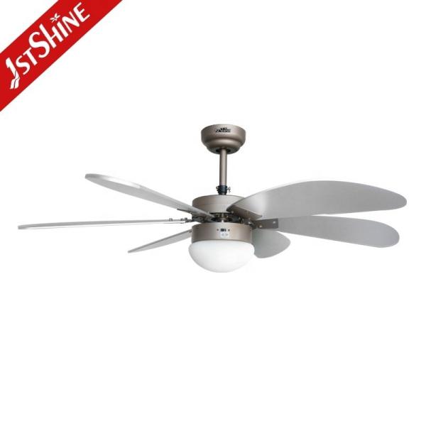 Simple Home 6 MDF Blades Silver Color Ceiling Fan with Remote Control and AC/DC Motor