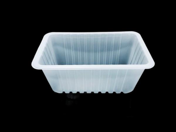 Custom Food Grade PP Microwavable Meat Tray Sealable Freezer Safe